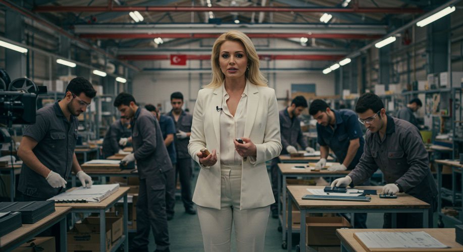Dijital Platformlar İçin Fabrika Tanıtım Filmi Çekimi